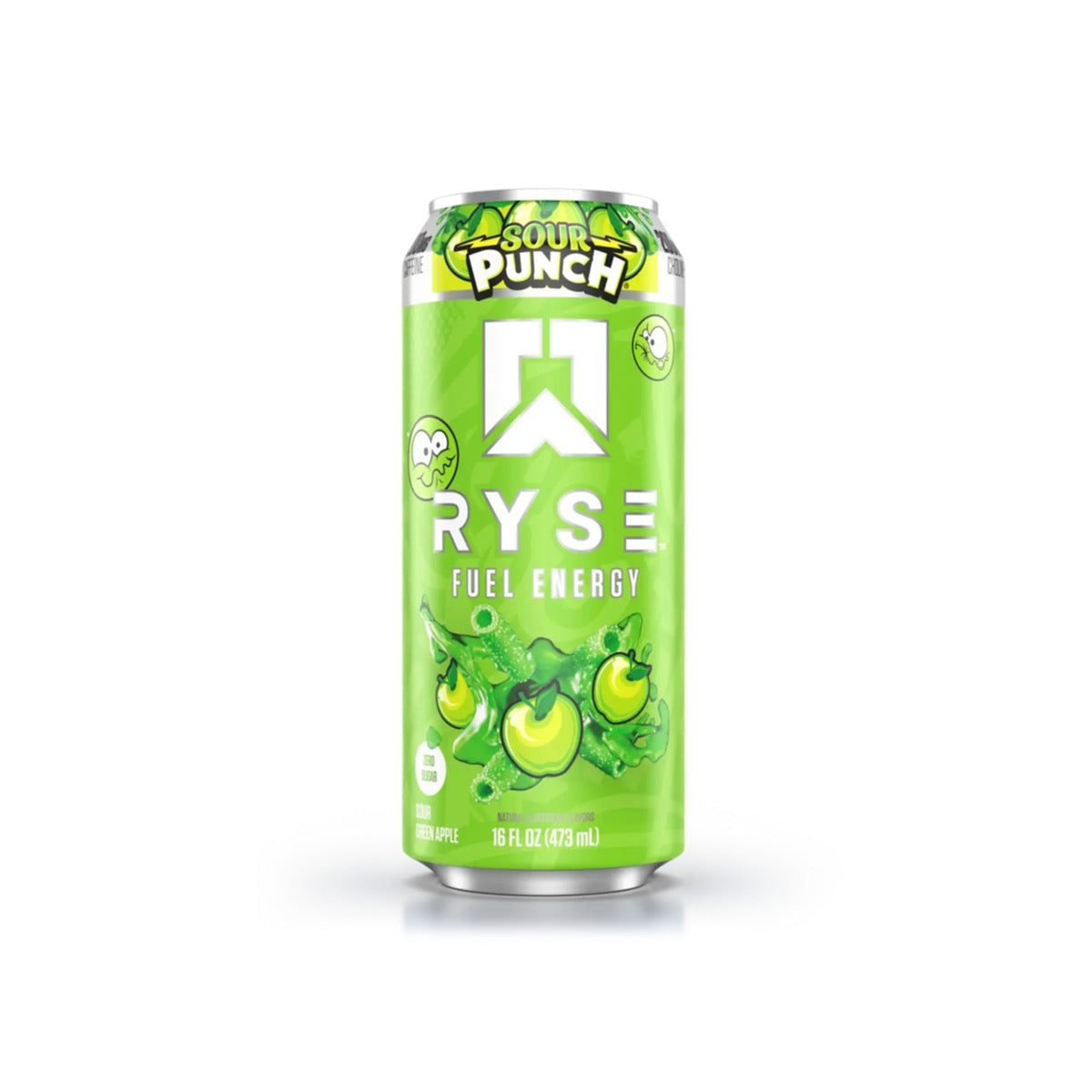 RYSE x Sour Punch Green Apple Energy Drink (473ml) - America