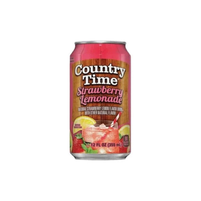 Country Time Strawberry Lemonade Can (355ml) - America
