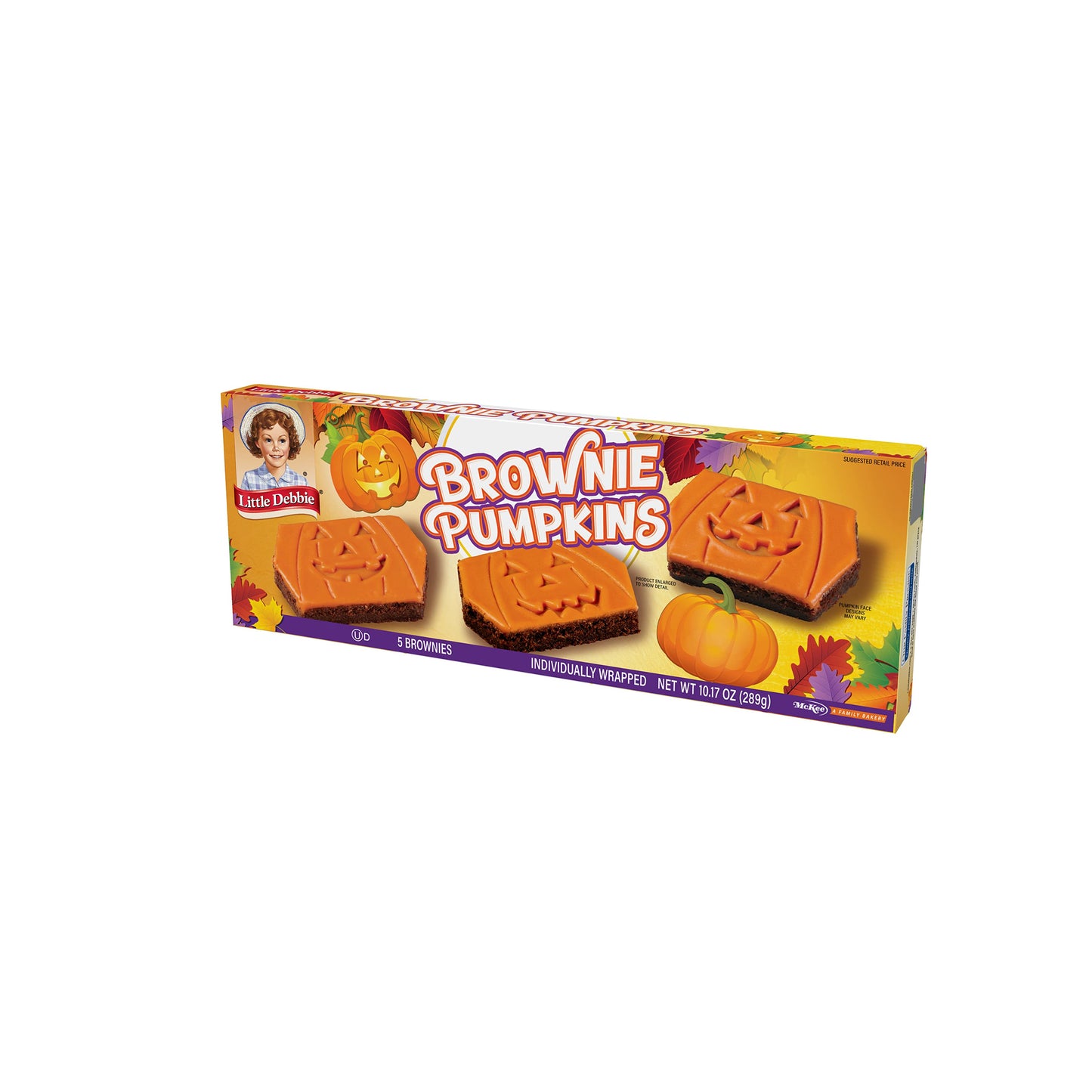 Little Debbie Brownie Pumpkins 5pk (289g) - America