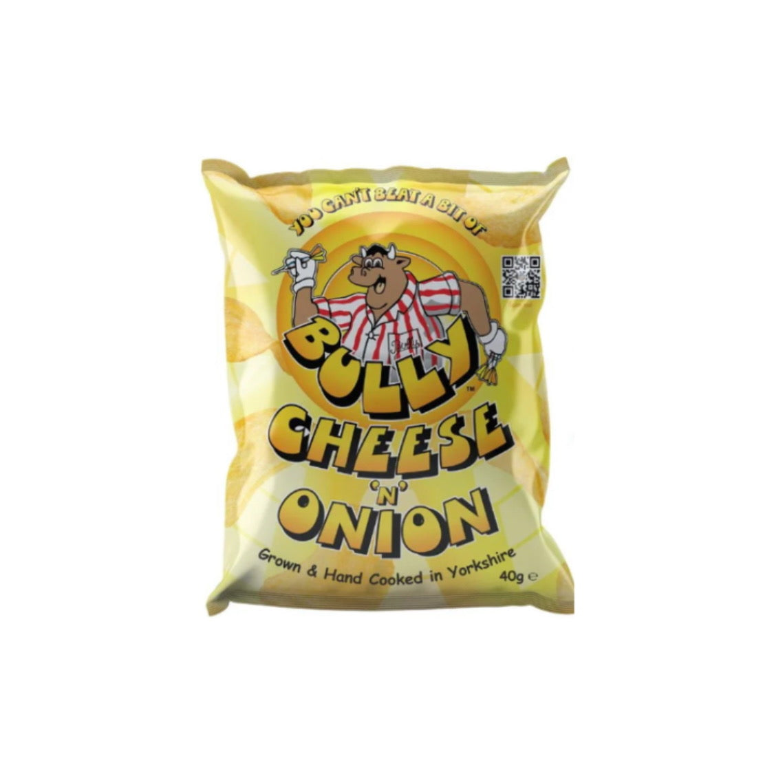 Bully Cheese ‘N’ Onion Crisps (40g)