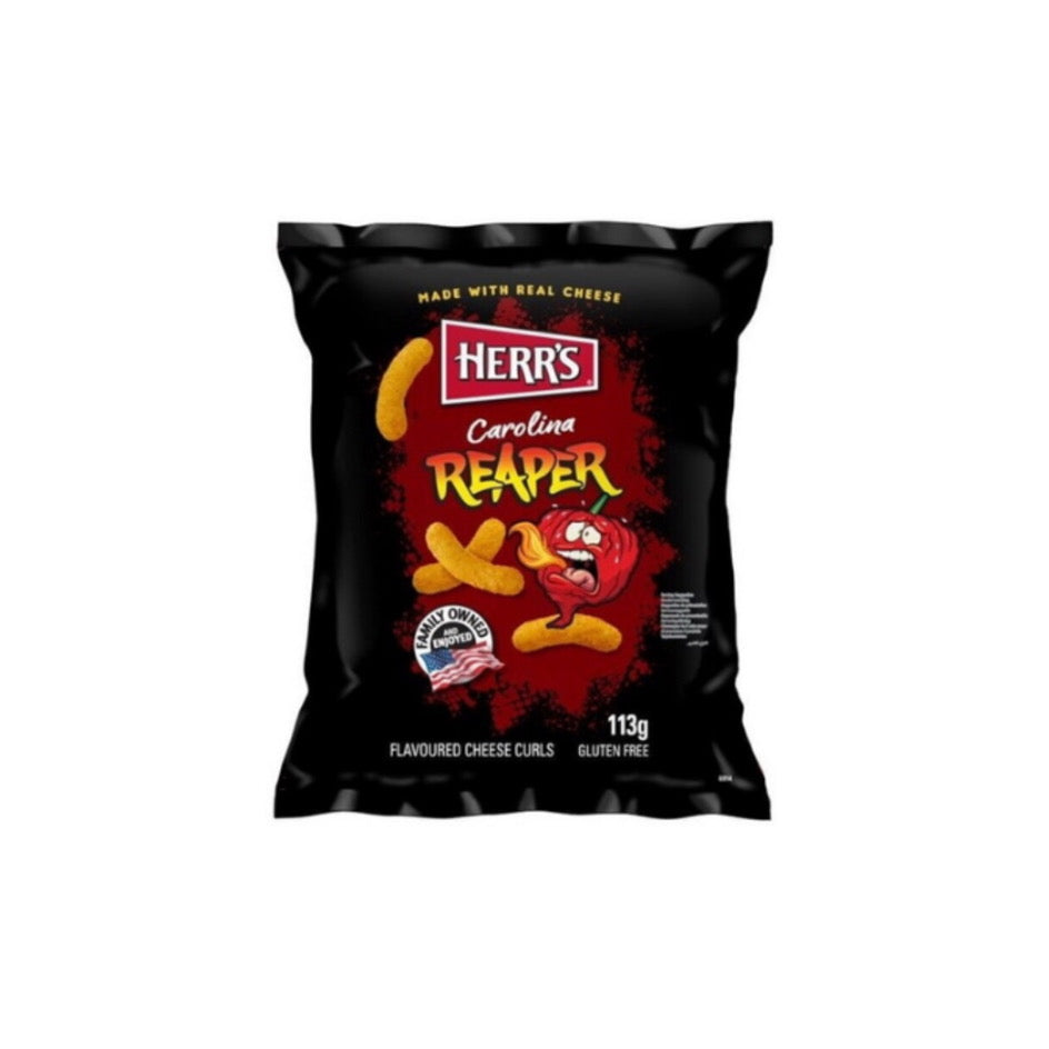 Herr's Carolina Reaper Cheese Curls (113g) - EU