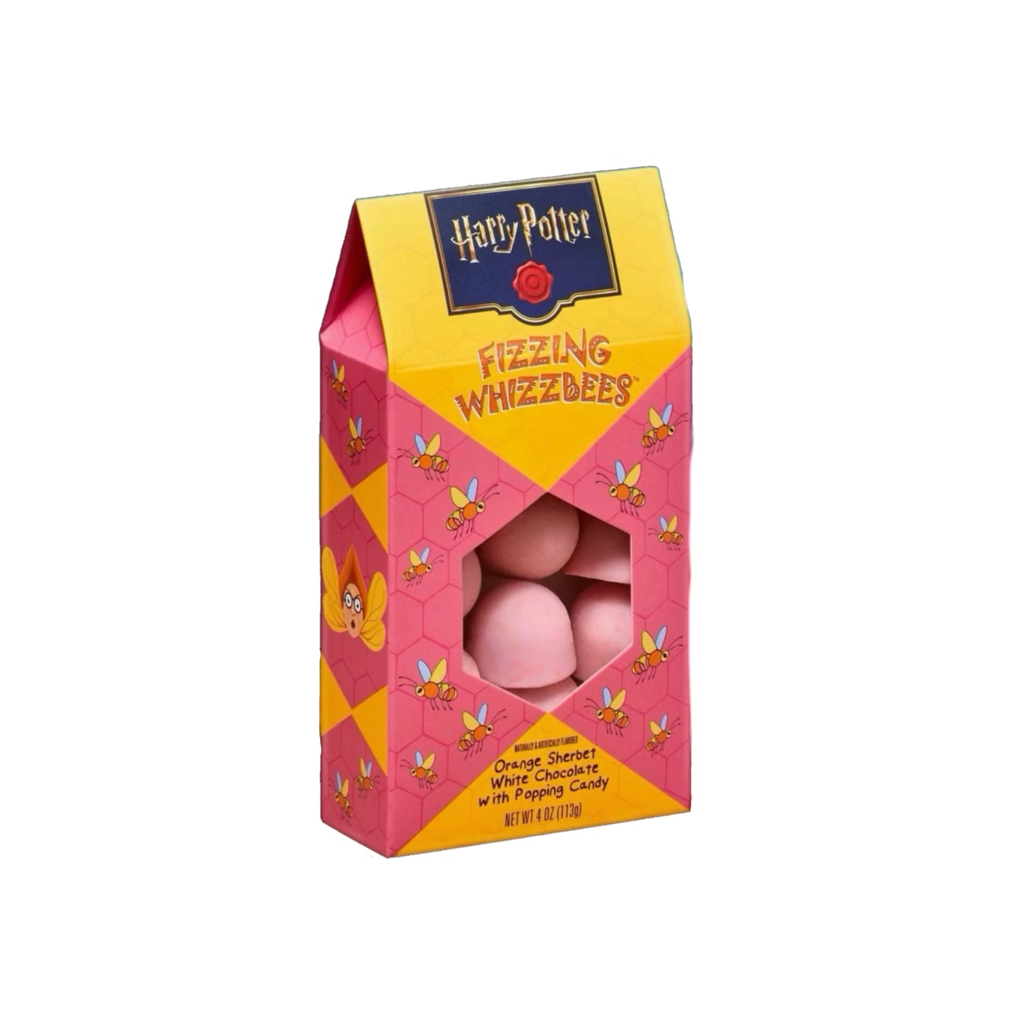 Harry Potter Fizzing Whizzbees Orange Sherbet White Chocolate with Popping Candy (113g) - America