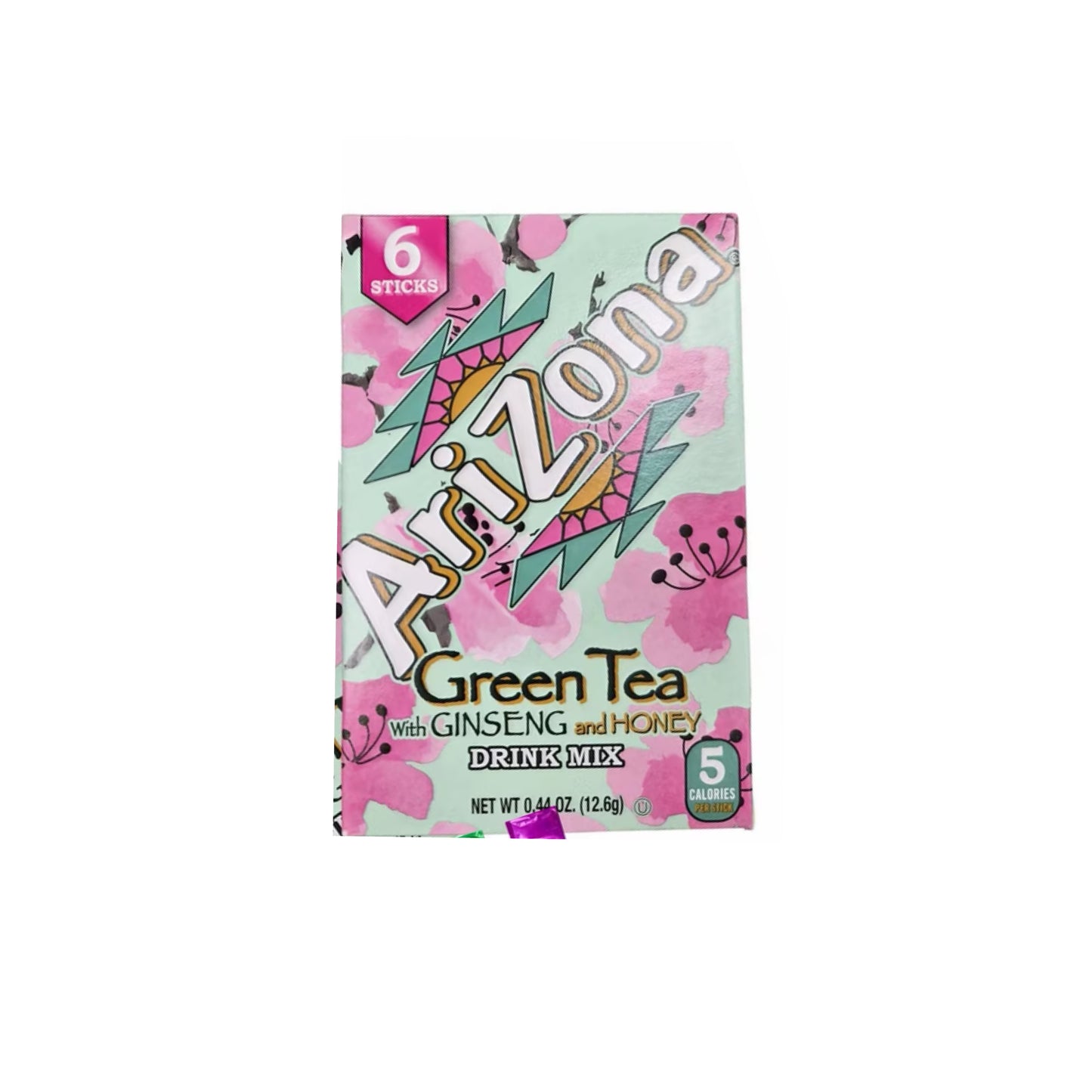 AriZona Green Tea with Ginseng & Honey Drink Mix 6-Pack (12.6g) - America