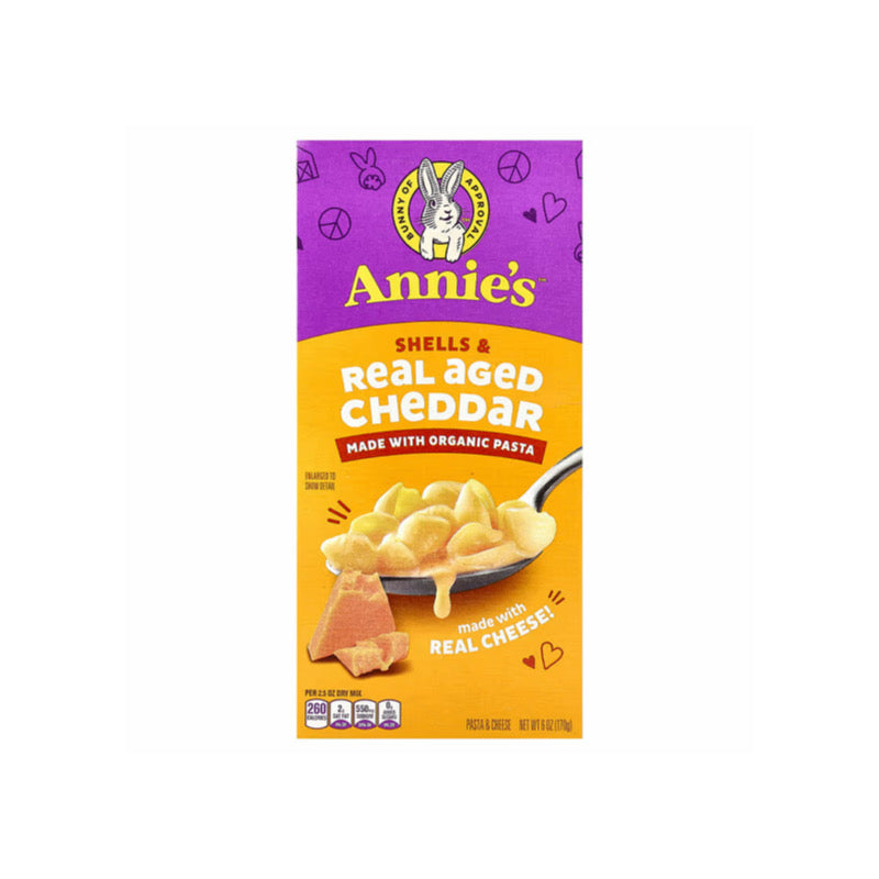 Annie’s Shells & Real Aged Cheddar Pasta & Cheese (170g) - America