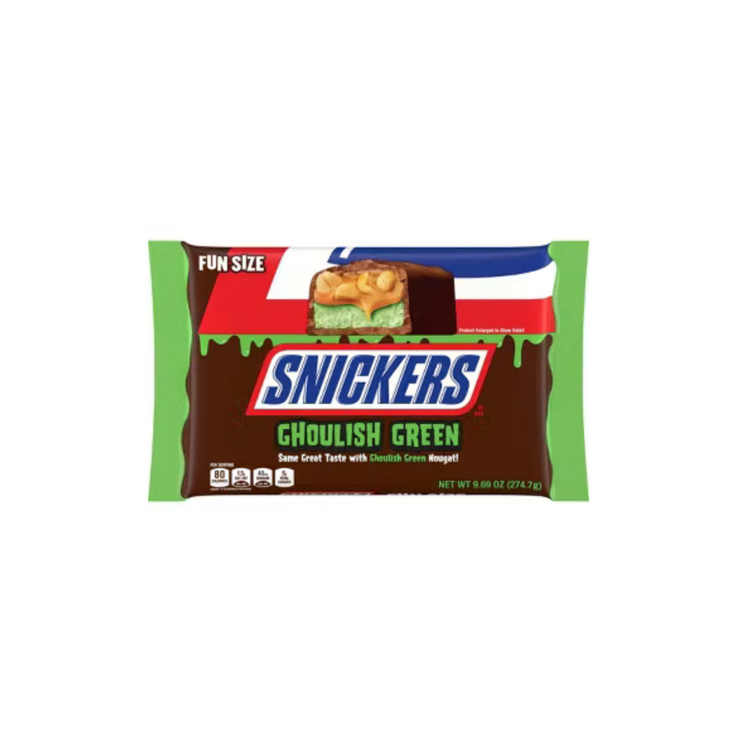 Snickers Ghoulish Green Fun Size Candy Bars (274g) - America