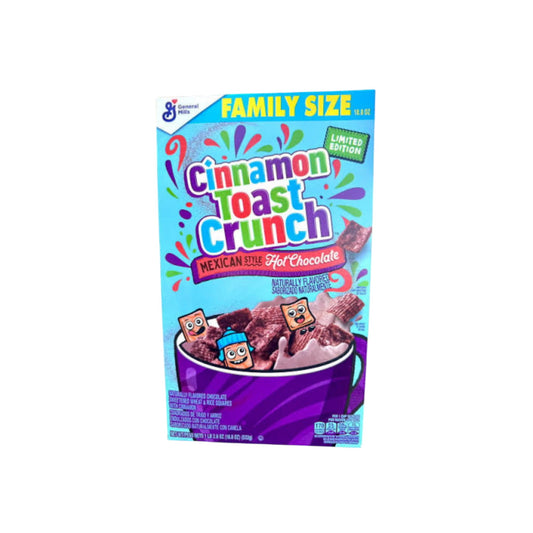 General Mills Family Size Cinnamon Toast Crunch Mexican Style Hot Chocolate Cereal (532g) - America