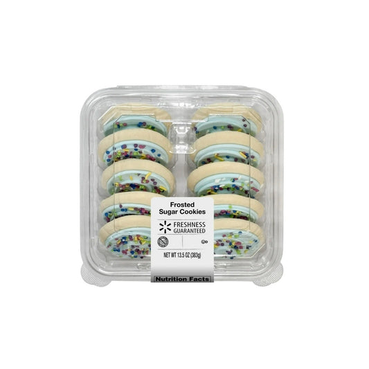Fresh Blue Frosted Sugar Cookies (383g) - America ‼️ BEST BEFORE 23/05/26‼️