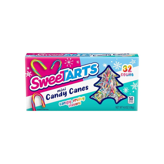 Sweetarts Mini Candy Canes Tangy Fruity Flavours 32ct (136g) - America