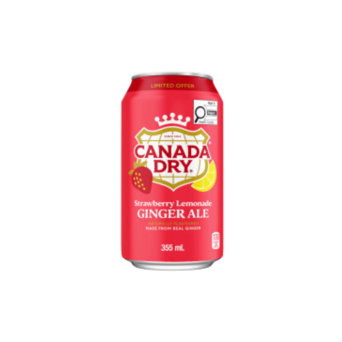 Canada Dry Strawberry Lemonade
Ginger Ale (355ml) - Canada