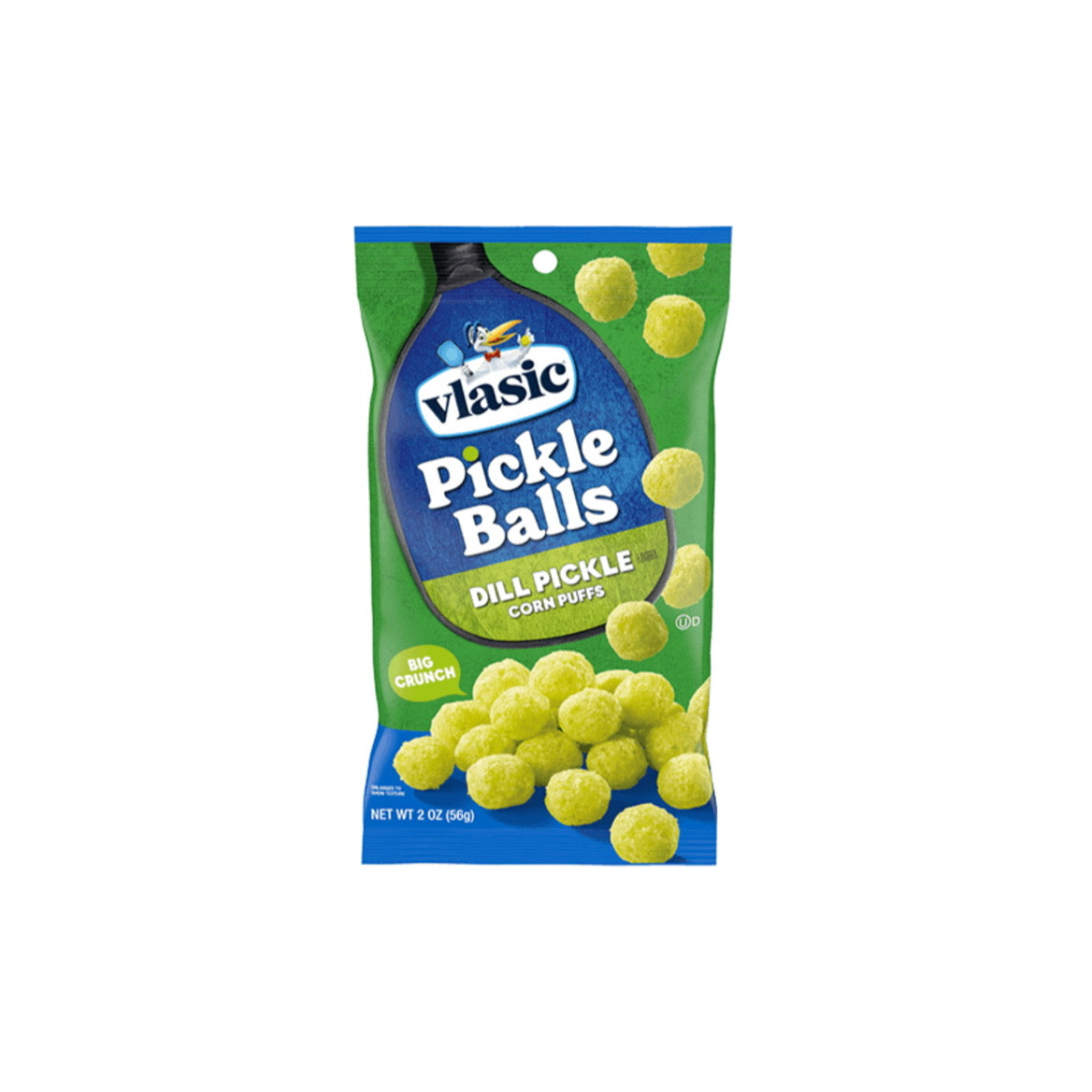 Vlasic Pickle Balls Dill Pickle Corn Puffs (56g) - America