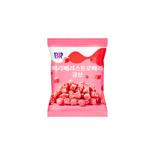 Baskin Robbins Berry Berry Strawberry Cube (52g) - Korea