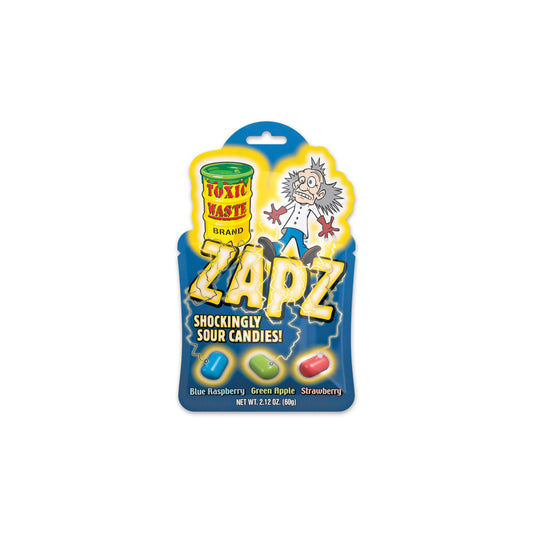 Toxic Waste Zapz Assorted Sour Candies (60g) - America