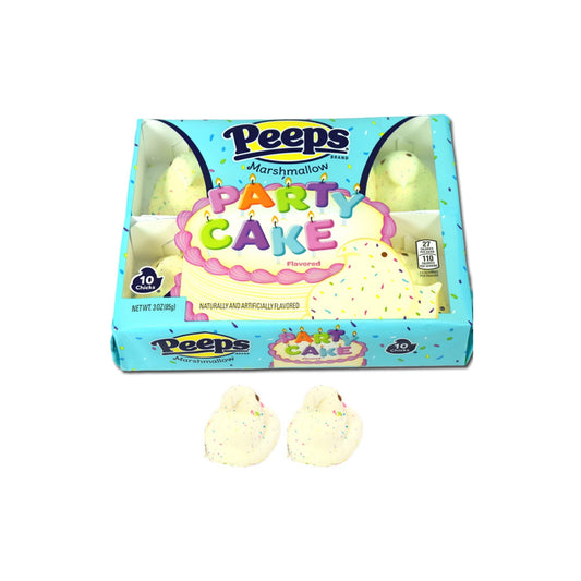 Peeps Party Cake Marshmallow Chicks 10-Pack (85g) - America