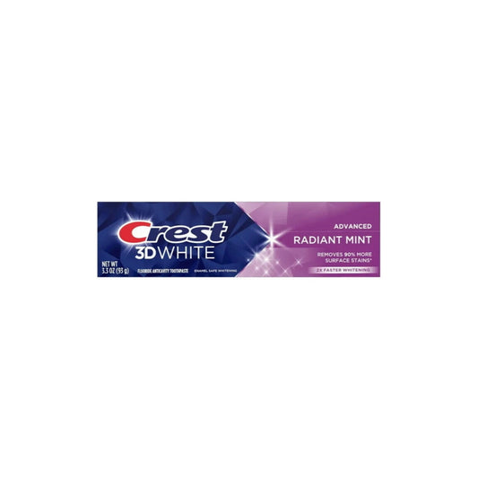 Crest 3D White Radiant Mint Toothpaste (93g) - America