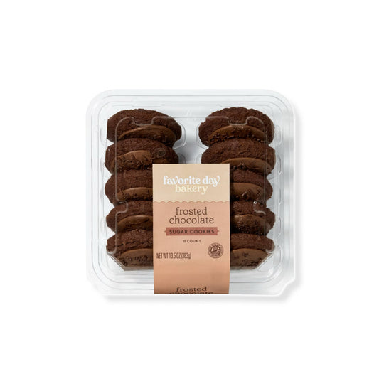 Favorite Day Bakery Frosted Sugar Cookies Double Chocolate (383g) - America