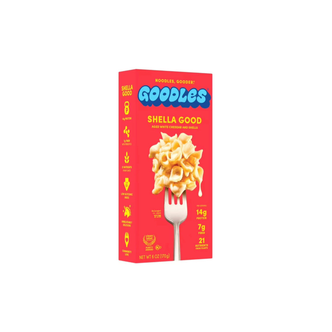 Goodles Mac & Cheese Shella Good Noodles (170g) - America