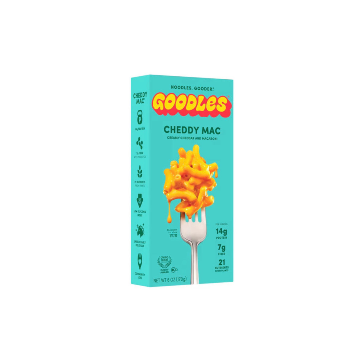 Goodles Mac & Cheese Cheddy Mac Noodles (170g) - America