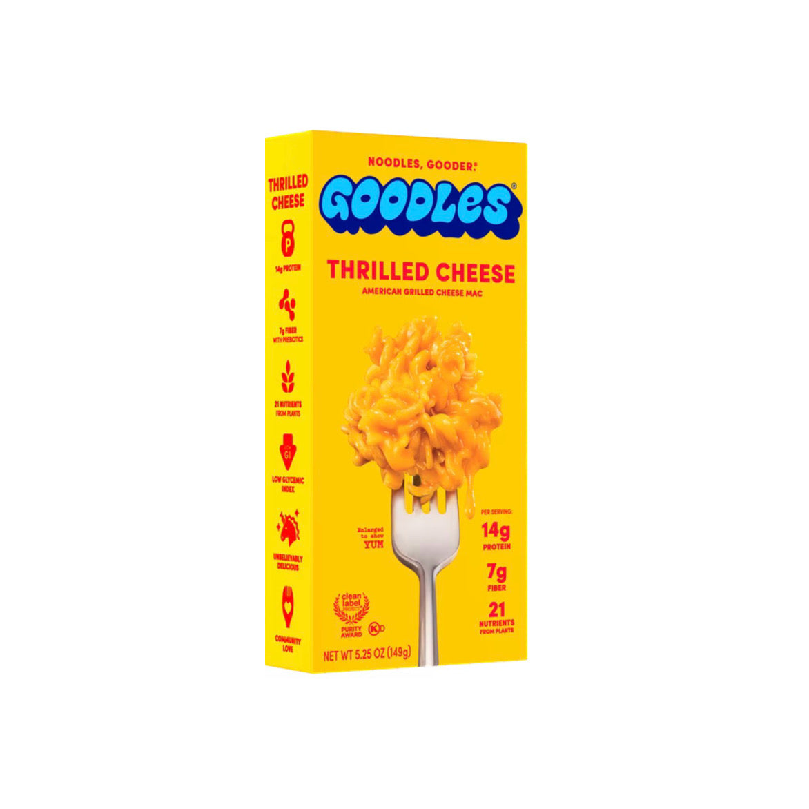 Goodles Mac & Cheese Thrilled Cheese Noodles (170g) - America