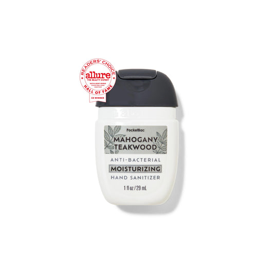 Bath and Body Works Mahogany Teakwood PocketBac Anti-Bacterial Moisturising Hand Sanitiser (29ml) - America