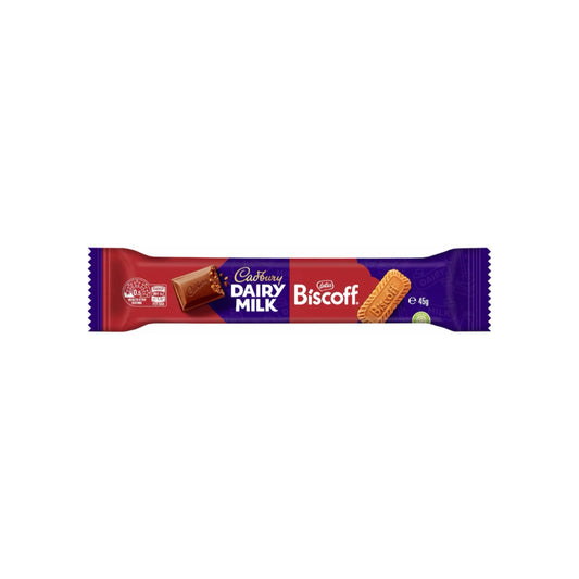 Cadbury Dairy Milk Biscoff Chocolate Bar (45g) - Australia