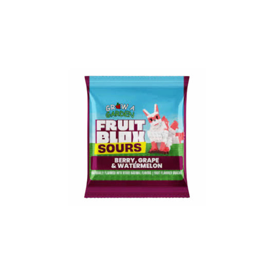 Fruit Blox SOURS Berry, Grape & Watermelon Flavored Snacks (23g) - America