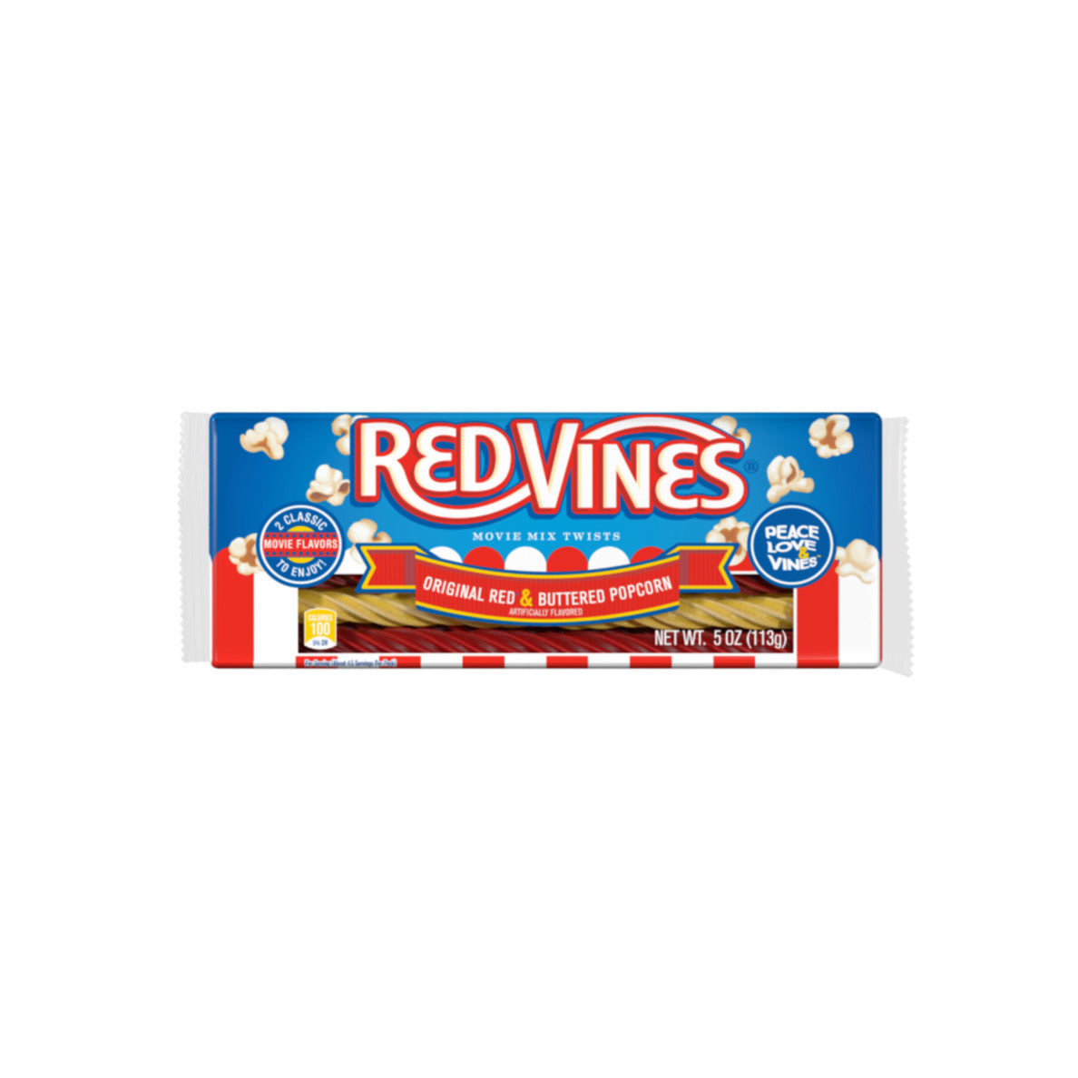 Red Vines Buttered Popcorn & Original Red Twists (142g) - America