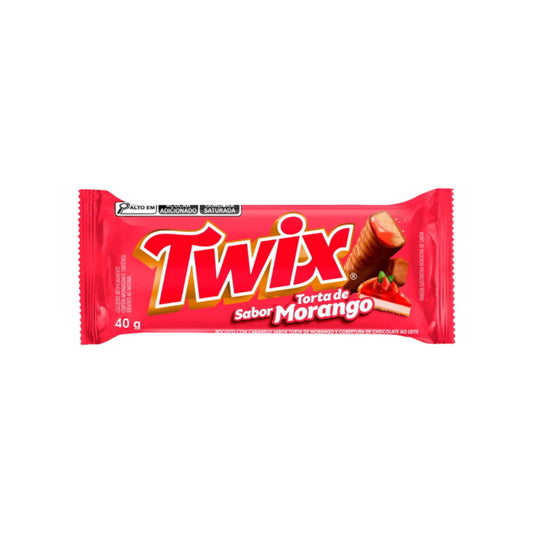 Twix Strawberry Cheesecake (Sabor Torta De Morango) Chocolate Bar (40g) - Brazil