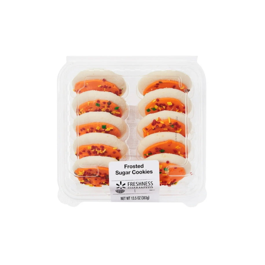 Fresh Harvest Fall Orange Frosted Sugar Cookies (383g) - America