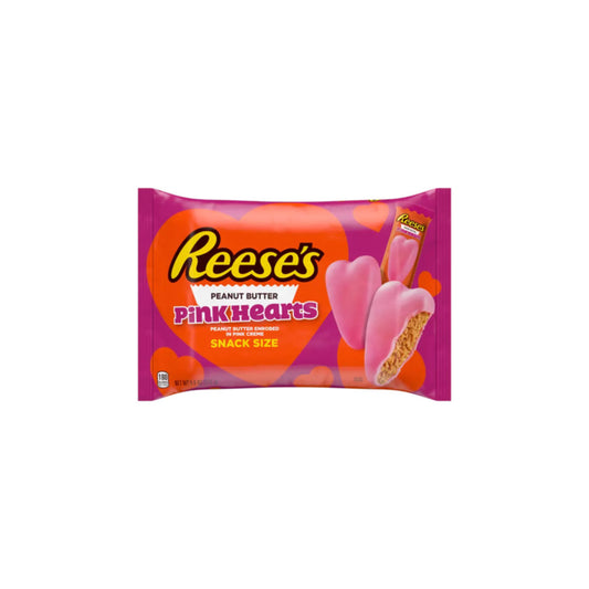Reese’s Valentines Peanut Butter Snack Size Pink Hearts (272g) - America