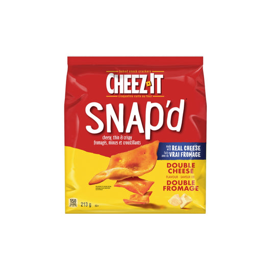 CHEEZ-IT SNAP’D Double Cheese Flavour Crackers (213g) - Canada