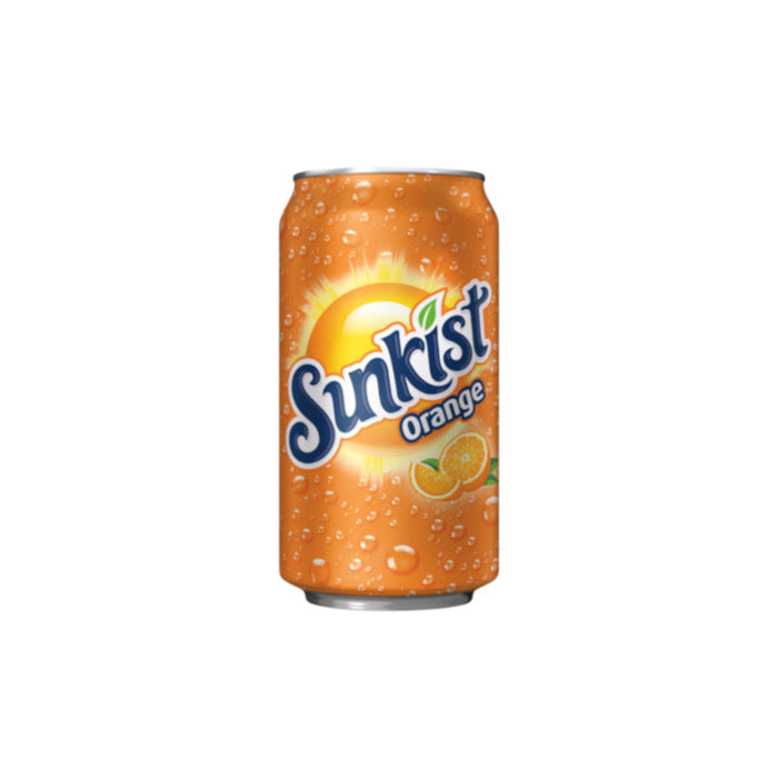 Sunkist Orange Soda Can (355ml) - America