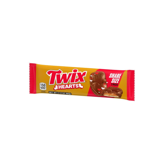 Twix Valentine’s Hearts 2- Pack (60g) - America