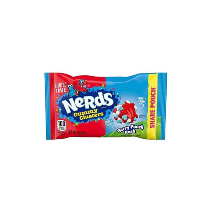 Nerds Limited Edition Berry Punch Rush Gummy Clusters Pouch (85g) - America