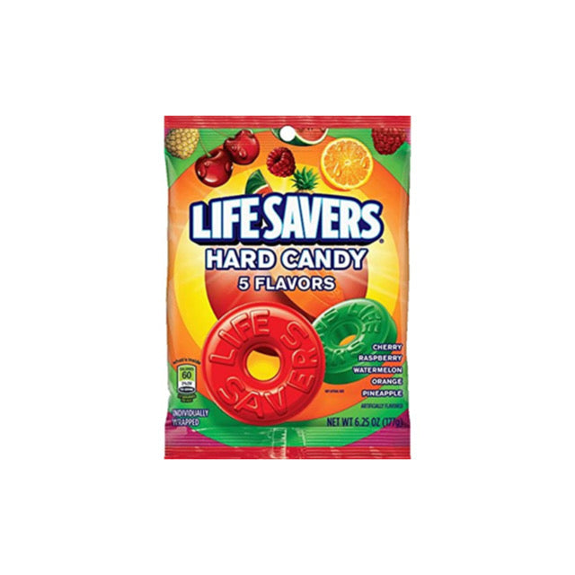 Lifesavers Assorted Hard Candy 5 Flavors (177g) - America