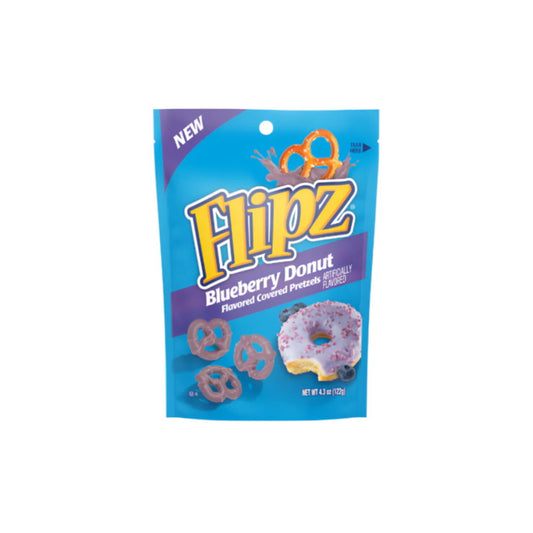 Flipz Blueberry Donut Pretzels (122g) - America