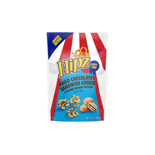 Flipz State Fair Fried Chocolatey Sandwich Cookie Pretzels (184g) - America
