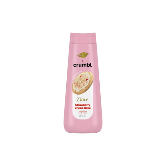 Dove X Crumbl Cookie Strawberry Crumb Cake Body Wash (591ml) - America