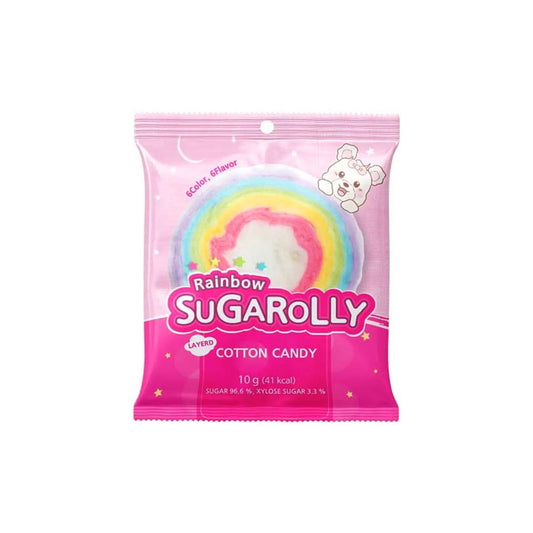 Sugarolly Rainbow Layered Cotton Candy (10g) - China