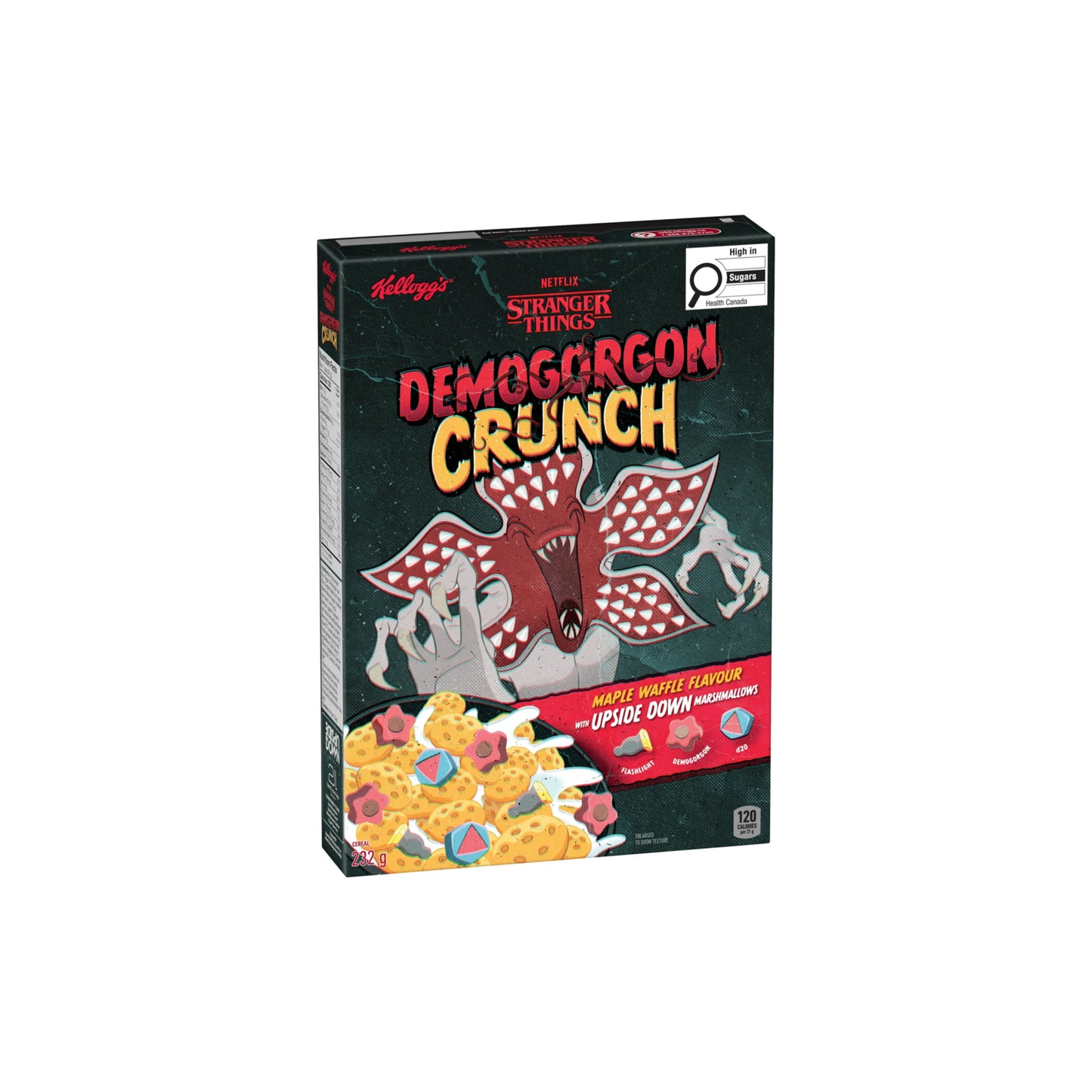 Kellogg’s Stranger Things Demogorgon Crunch Cereal (232g) - Canada