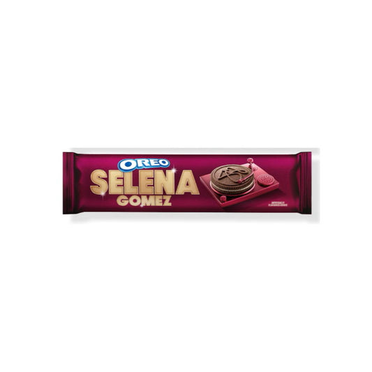 Oreo x Selena Gomez Limited Edition Chocolate & Cinnamon Creme Sandwich Cookies 4-Pack (58g) - America