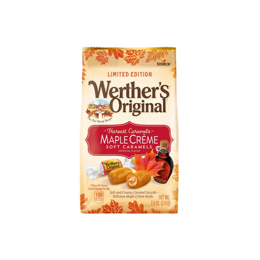 Werther's Original Limited Edition Harvest Caramels Maple Crème Soft Caramels (210g) - America