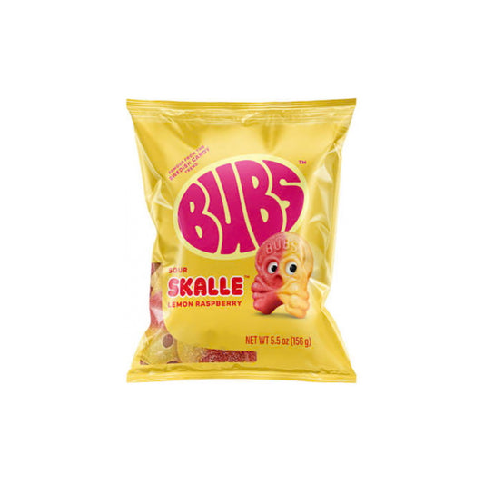 BUBS Sour Lemon Raspberry Skulls (156g) - America