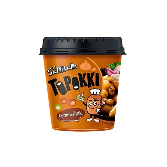Samsam Topokki Cups Garlic Teriyaki Flavour (120g) - Korea