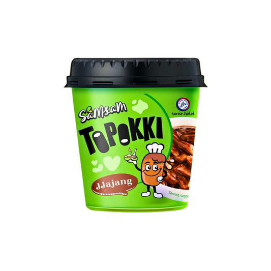 Samsam Topokki Cups Jjajang Flavour (120g) - Korea