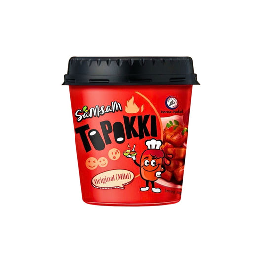 Samsam Topokki Cups Original Mild Flavour (120g) - Korea