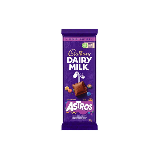 Cadbury Dairy Milk Astros Chocolate Bar (80g) - South Africa