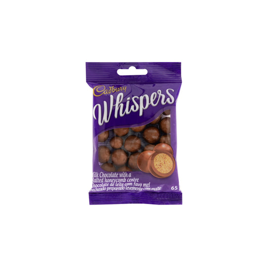 Cadbury Whispers Milk Chocolate & Malted Honeycomb (60g) - South Africa