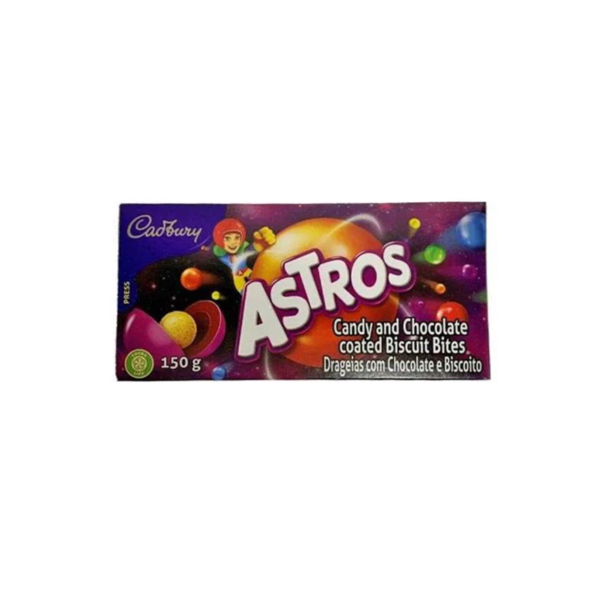 Cadbury Astros Candy & Chocolate Coated Biscuit Bites (150g) - South Africa