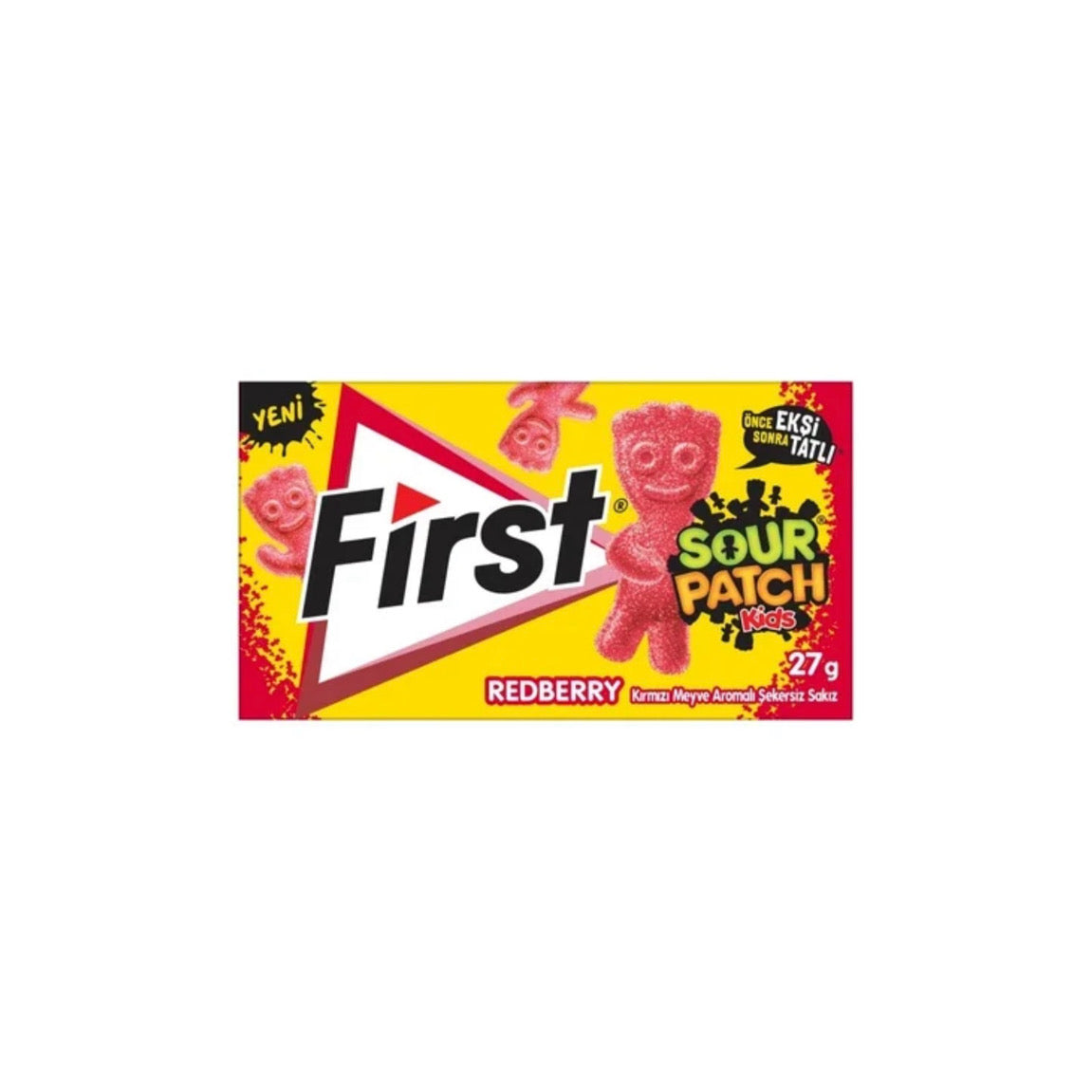 First Sour Patch Kids Redberry Gum (27g) - America