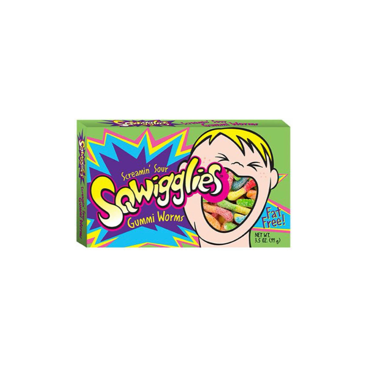 Squiggliest Gummy Worms Theatre Box (99g) - America